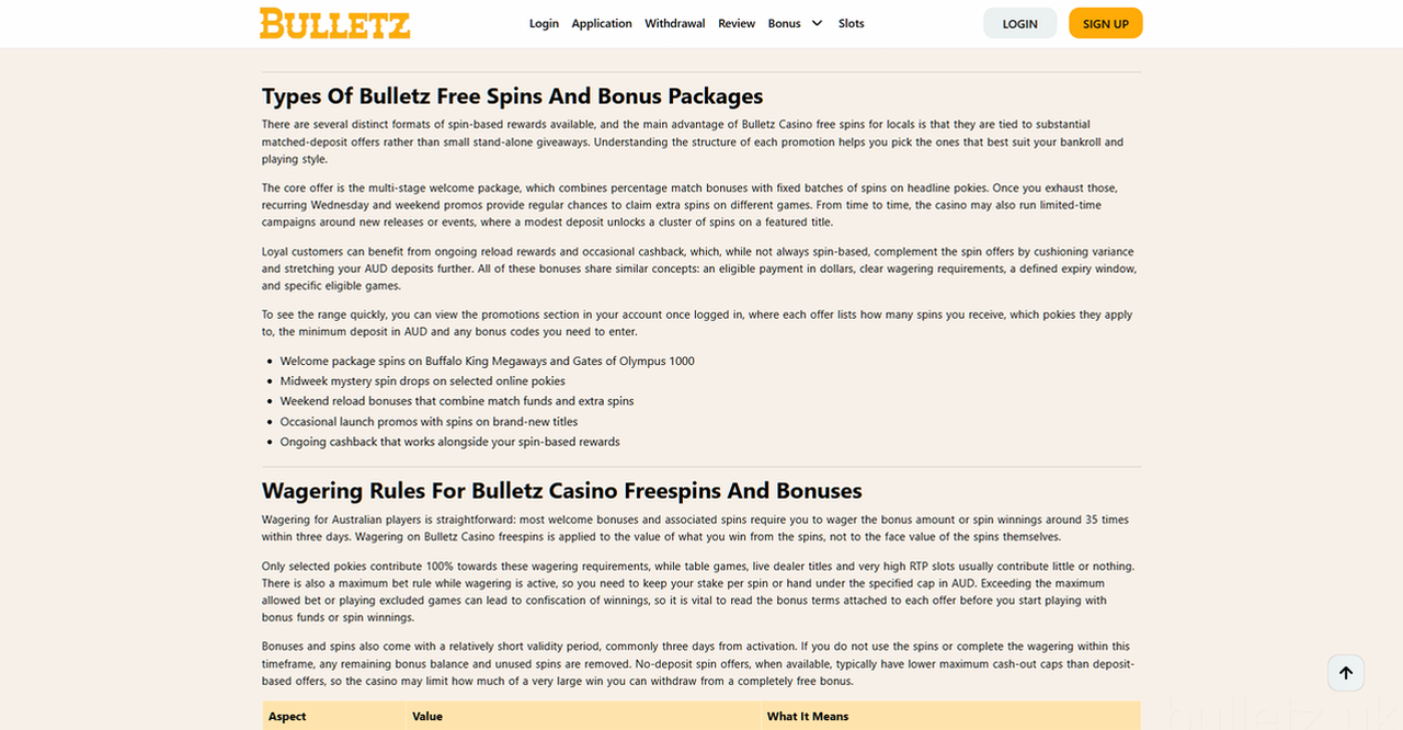Bulletz Casino Casino